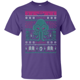 T-Shirts Purple / YXS Cthulhu Awakens Ugly Sweater Youth T-Shirt