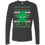 T-Shirts Heavy Metal / Small Cthulhu Cultist Christmas Men's Premium Long Sleeve