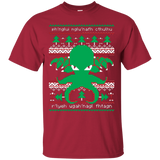 T-Shirts Cardinal / Small Cthulhu Cultist Christmas T-Shirt