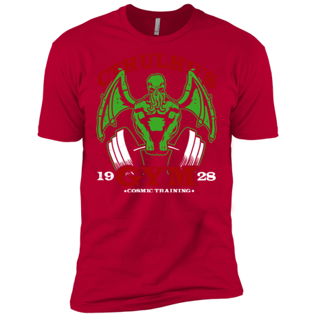 T-Shirts Red / X-Small Cthulhu Gym Men's Premium T-Shirt