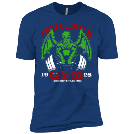 T-Shirts Royal / X-Small Cthulhu Gym Men's Premium T-Shirt