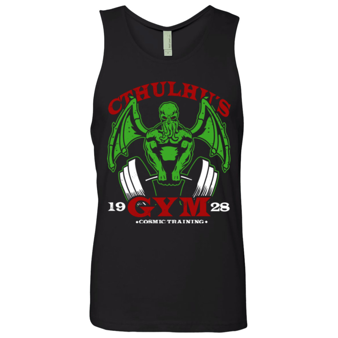 T-Shirts Black / Small Cthulhu Gym Men's Premium Tank Top