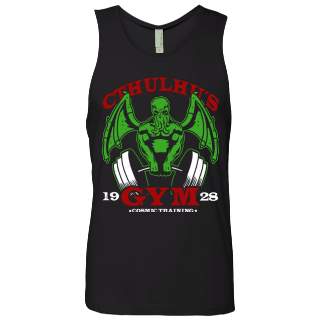 T-Shirts Black / Small Cthulhu Gym Men's Premium Tank Top