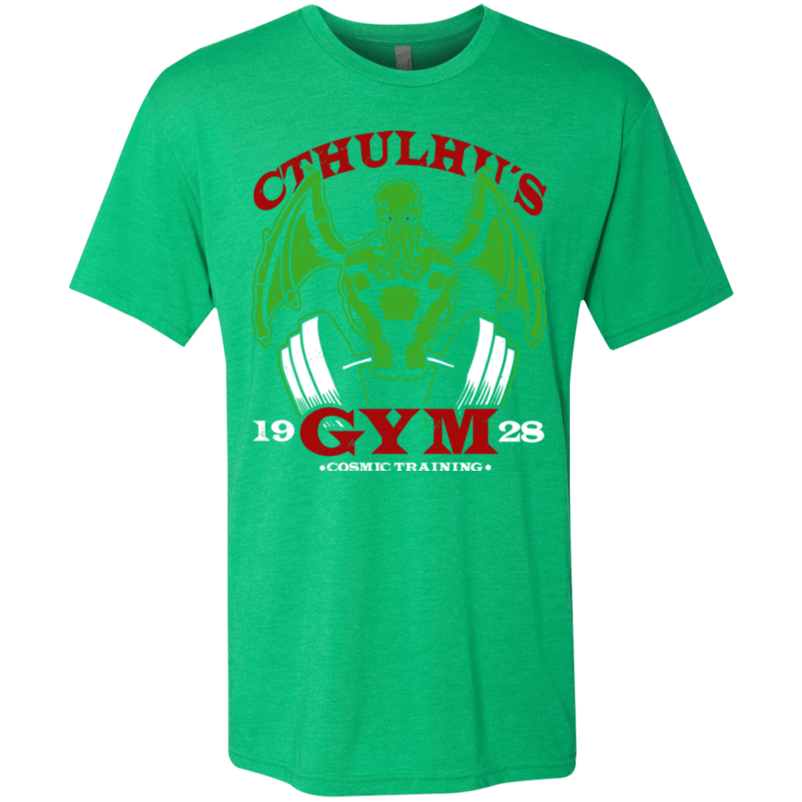 T-Shirts Envy / Small Cthulhu Gym Men's Triblend T-Shirt