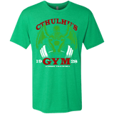 T-Shirts Envy / Small Cthulhu Gym Men's Triblend T-Shirt