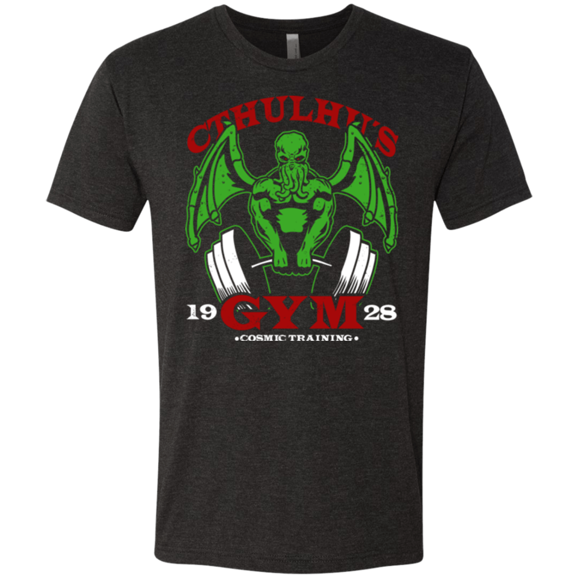 T-Shirts Vintage Black / Small Cthulhu Gym Men's Triblend T-Shirt