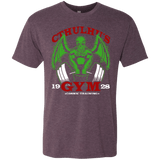 T-Shirts Vintage Purple / Small Cthulhu Gym Men's Triblend T-Shirt