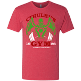 T-Shirts Vintage Red / Small Cthulhu Gym Men's Triblend T-Shirt