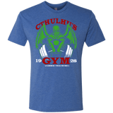 T-Shirts Vintage Royal / Small Cthulhu Gym Men's Triblend T-Shirt