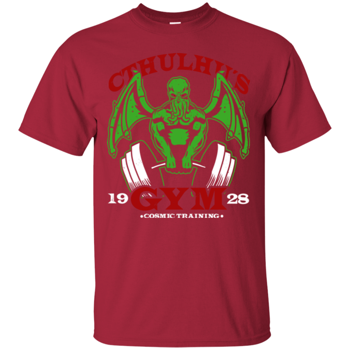 T-Shirts Cardinal / Small Cthulhu Gym T-Shirt