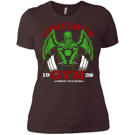 T-Shirts Dark Chocolate / X-Small Cthulhu Gym Women's Premium T-Shirt