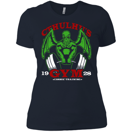 T-Shirts Midnight Navy / X-Small Cthulhu Gym Women's Premium T-Shirt