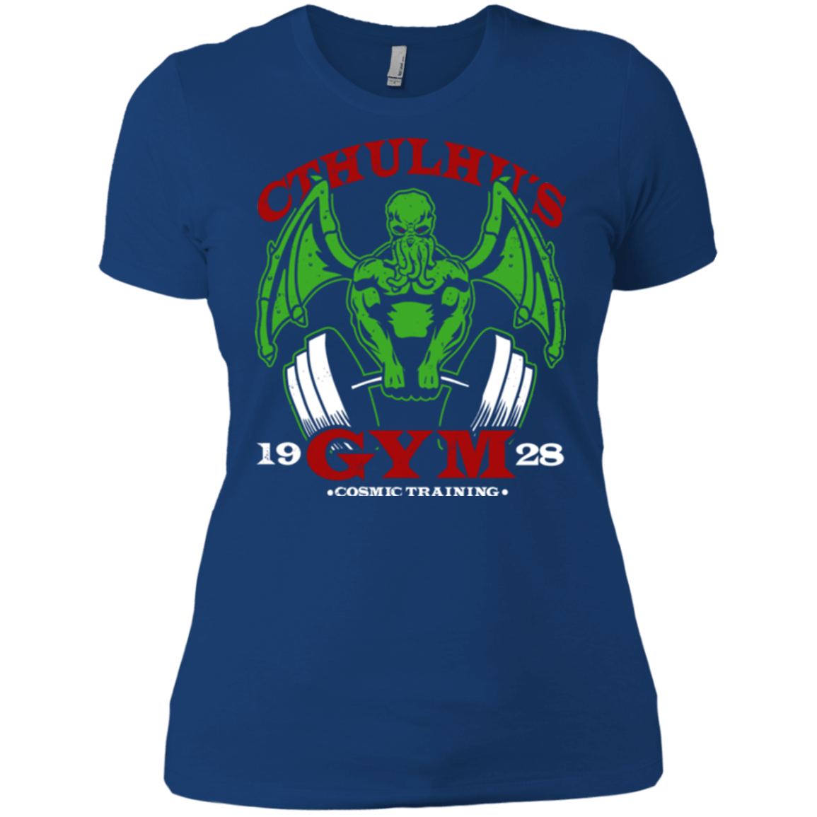 T-Shirts Royal / X-Small Cthulhu Gym Women's Premium T-Shirt