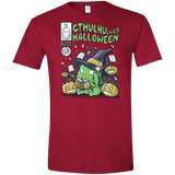 T-Shirts Cardinal Red / S Cthulhu Likes Halloween Men's Semi-Fitted Softstyle