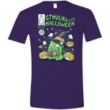 T-Shirts Purple / S Cthulhu Likes Halloween Men's Semi-Fitted Softstyle