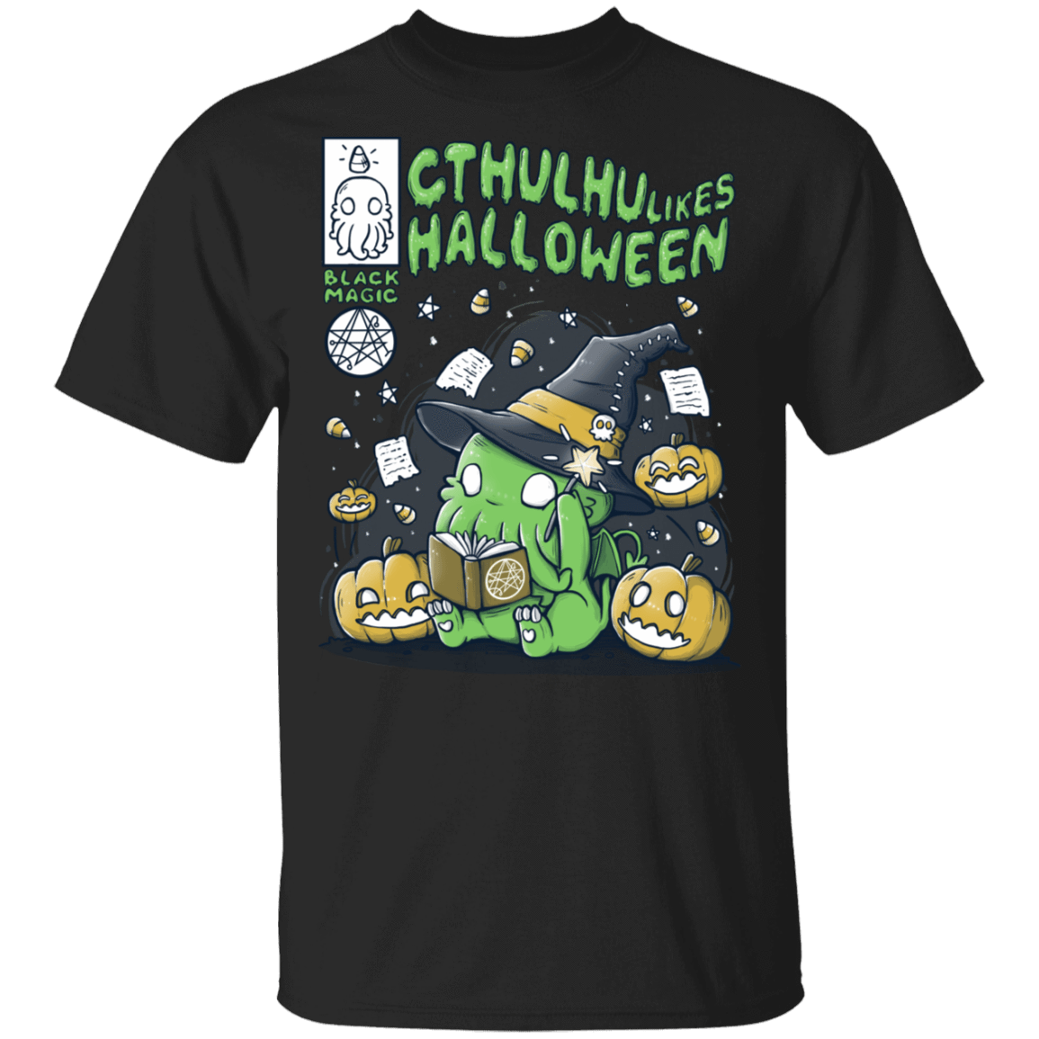 T-Shirts Black / S Cthulhu Likes Halloween T-Shirt
