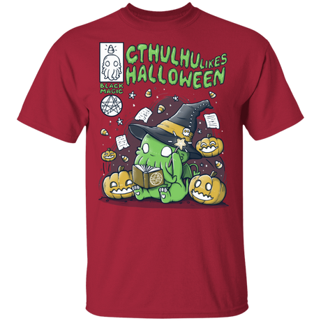 T-Shirts Cardinal / S Cthulhu Likes Halloween T-Shirt