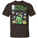 T-Shirts Dark Chocolate / S Cthulhu Likes Halloween T-Shirt