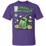 T-Shirts Purple / S Cthulhu Likes Halloween T-Shirt