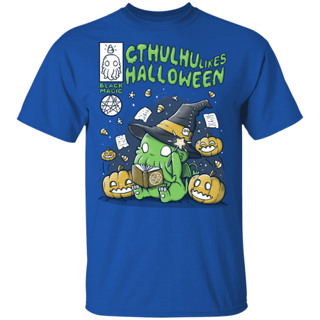 T-Shirts Royal / S Cthulhu Likes Halloween T-Shirt