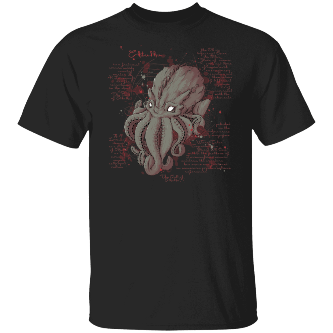 T-Shirts Black / S Cthulhu Note T-Shirt