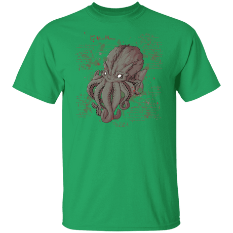 T-Shirts Irish Green / S Cthulhu Note T-Shirt