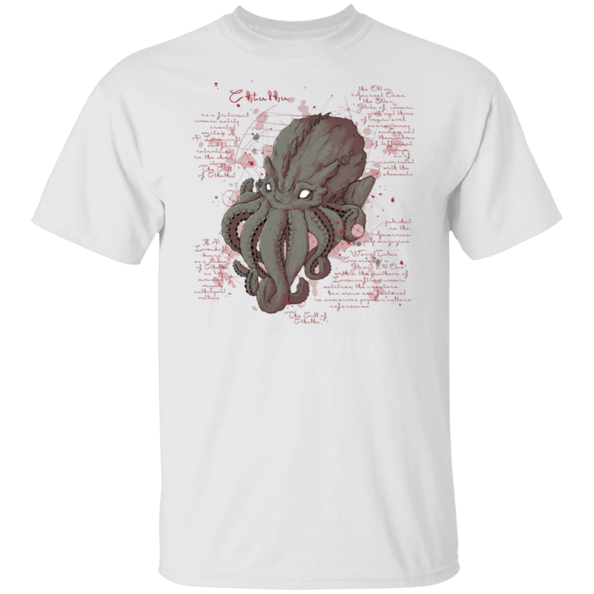 T-Shirts White / S Cthulhu Note T-Shirt