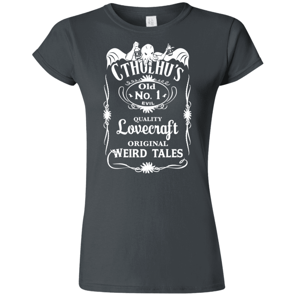 T-Shirts Charcoal / S Cthulhu's Junior Slimmer-Fit T-Shirt