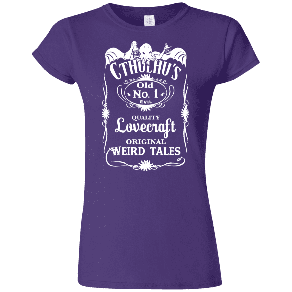 T-Shirts Purple / S Cthulhu's Junior Slimmer-Fit T-Shirt