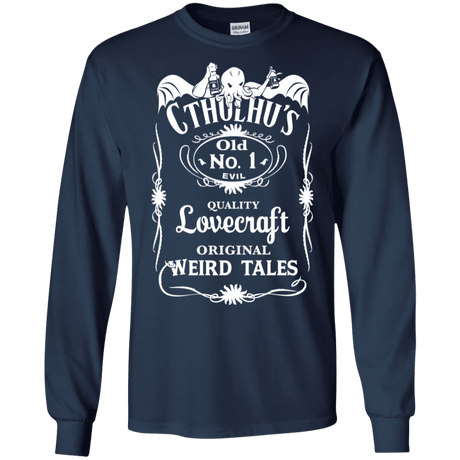 T-Shirts Navy / S Cthulhu's Men's Long Sleeve T-Shirt