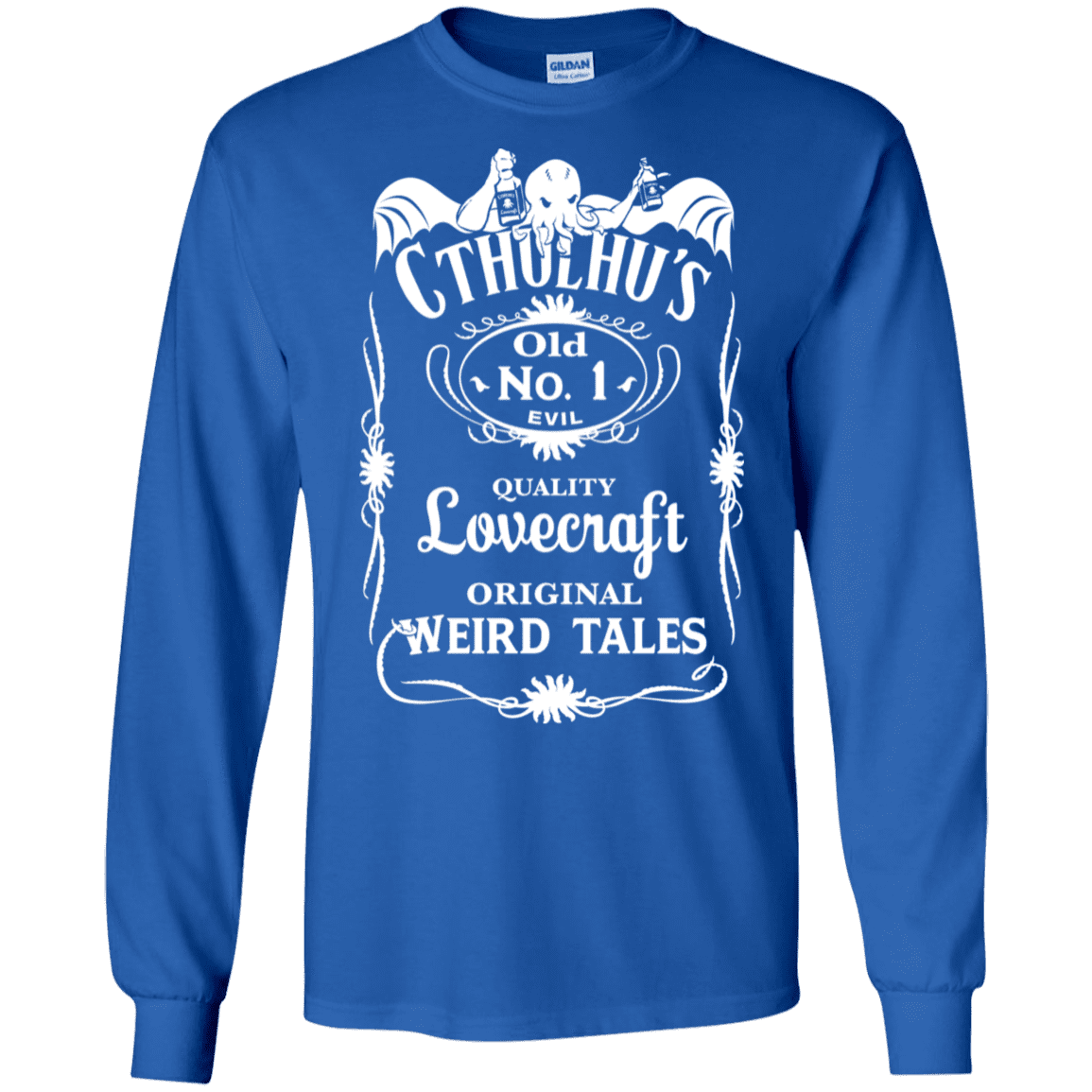T-Shirts Royal / S Cthulhu's Men's Long Sleeve T-Shirt