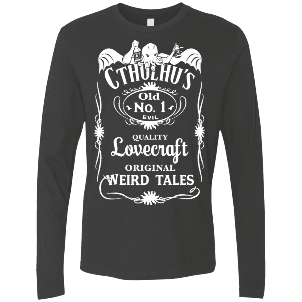 T-Shirts Heavy Metal / S Cthulhu's Men's Premium Long Sleeve