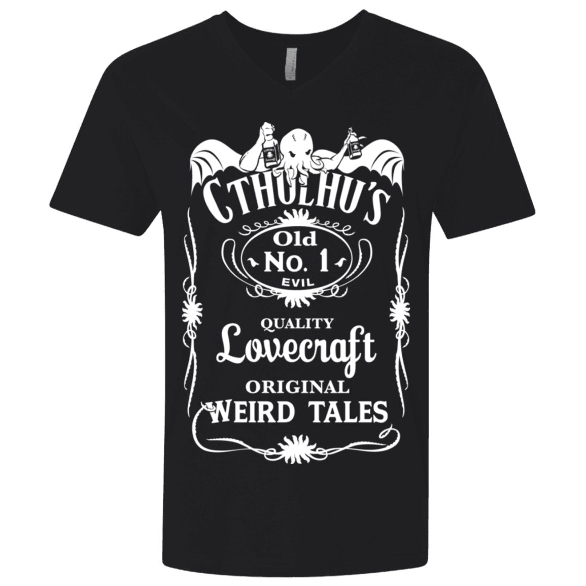 T-Shirts Black / X-Small Cthulhu's Men's Premium V-Neck