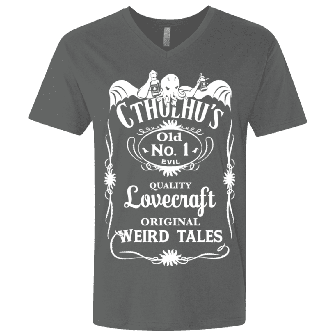T-Shirts Heavy Metal / X-Small Cthulhu's Men's Premium V-Neck