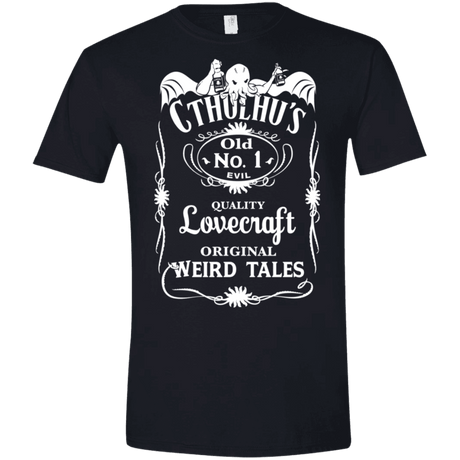 T-Shirts Black / X-Small Cthulhu's Men's Semi-Fitted Softstyle
