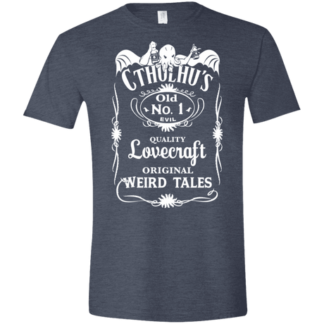 T-Shirts Heather Navy / S Cthulhu's Men's Semi-Fitted Softstyle
