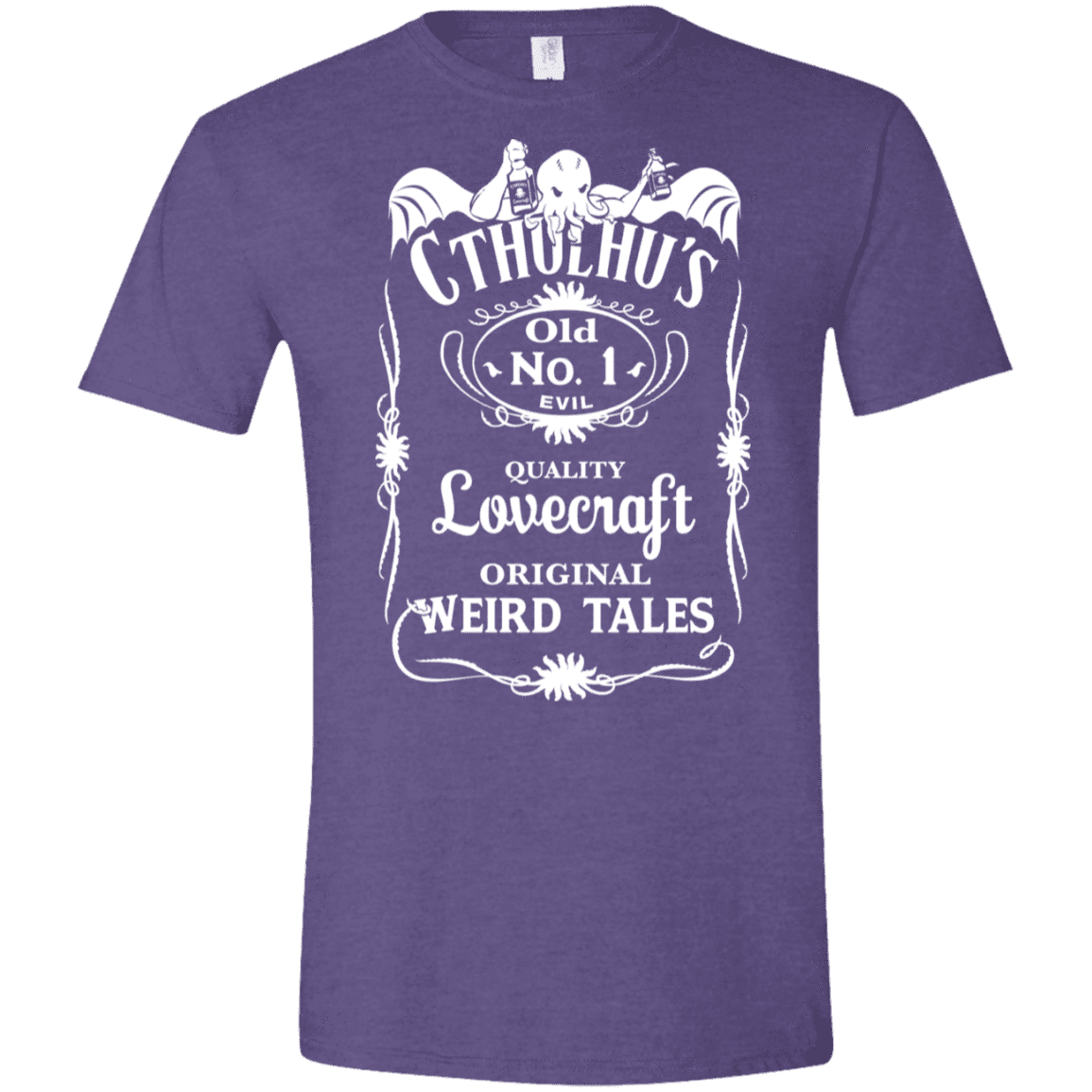 T-Shirts Heather Purple / S Cthulhu's Men's Semi-Fitted Softstyle