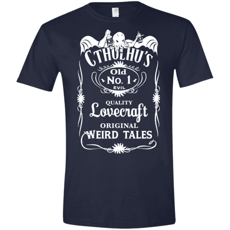 T-Shirts Navy / X-Small Cthulhu's Men's Semi-Fitted Softstyle