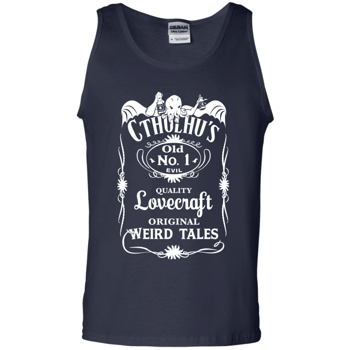 T-Shirts Navy / S Cthulhu's Men's Tank Top
