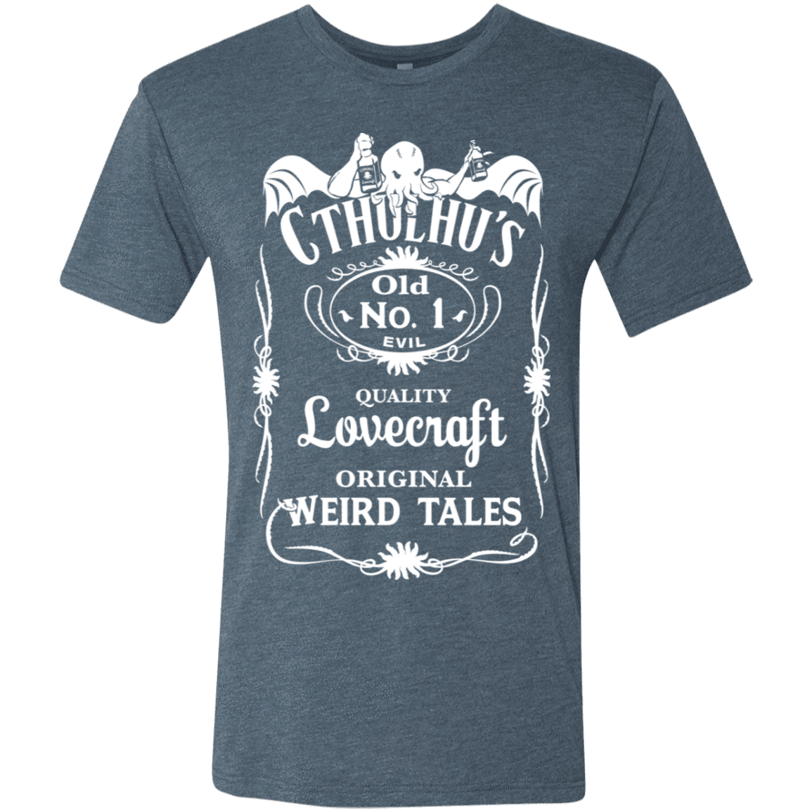 T-Shirts Indigo / S Cthulhu's Men's Triblend T-Shirt