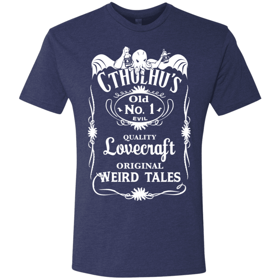 T-Shirts Vintage Navy / S Cthulhu's Men's Triblend T-Shirt