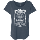 T-Shirts Indigo / X-Small Cthulhu's Triblend Dolman Sleeve