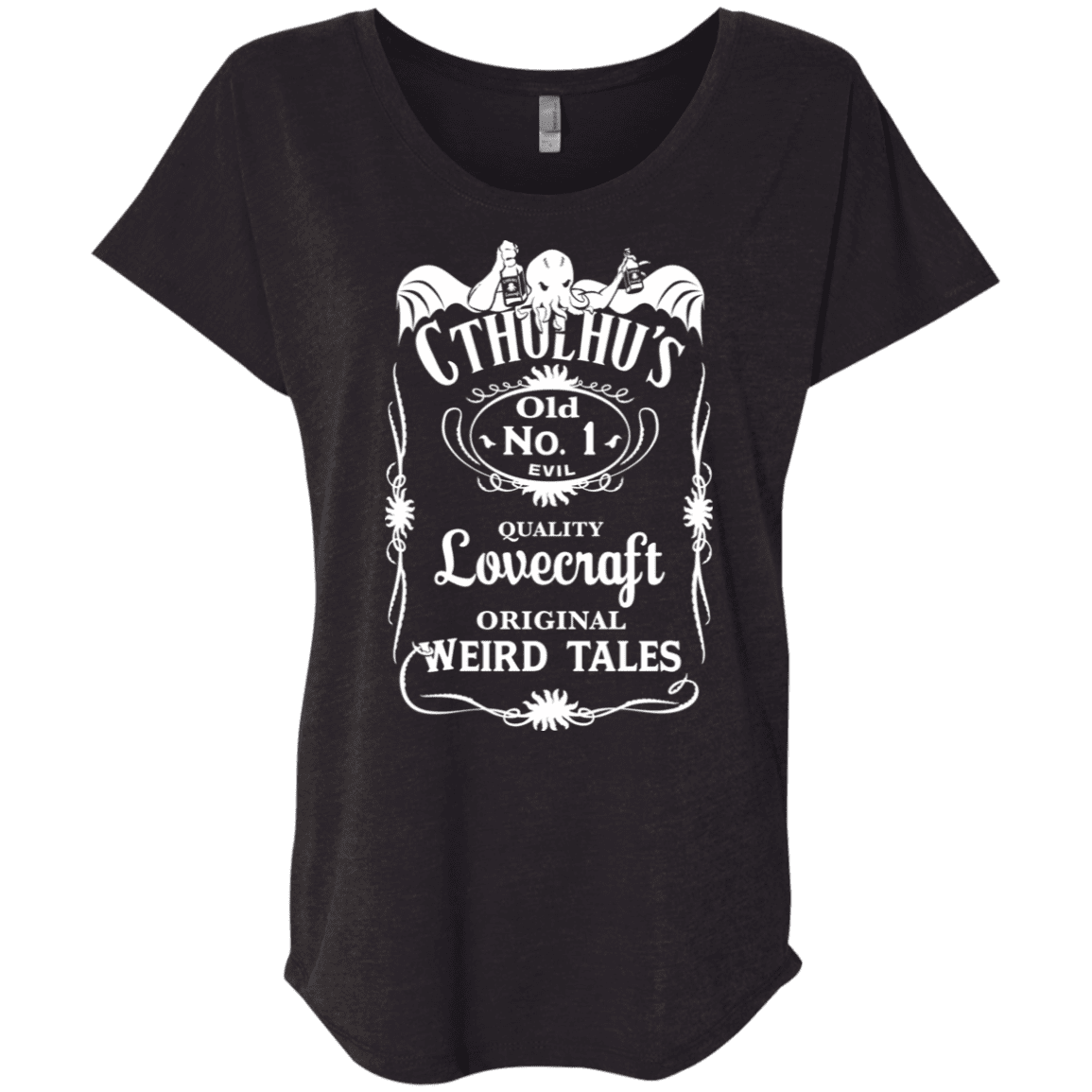 T-Shirts Vintage Black / X-Small Cthulhu's Triblend Dolman Sleeve