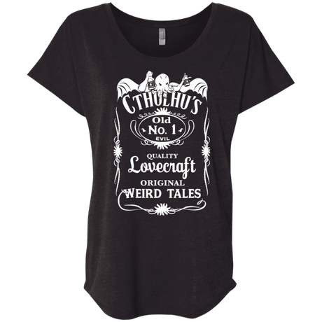 T-Shirts Vintage Black / X-Small Cthulhu's Triblend Dolman Sleeve