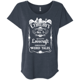 T-Shirts Vintage Navy / X-Small Cthulhu's Triblend Dolman Sleeve