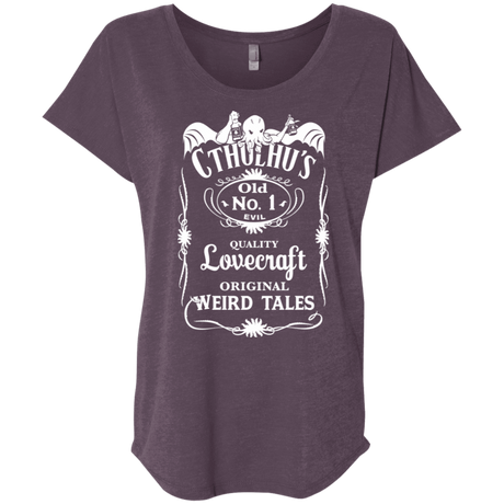 T-Shirts Vintage Purple / X-Small Cthulhu's Triblend Dolman Sleeve