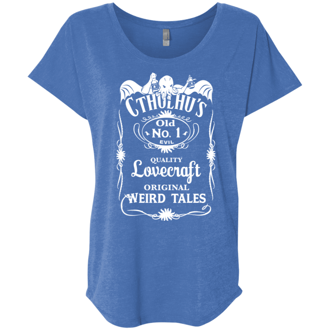 T-Shirts Vintage Royal / X-Small Cthulhu's Triblend Dolman Sleeve