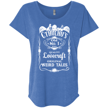 T-Shirts Vintage Royal / X-Small Cthulhu's Triblend Dolman Sleeve