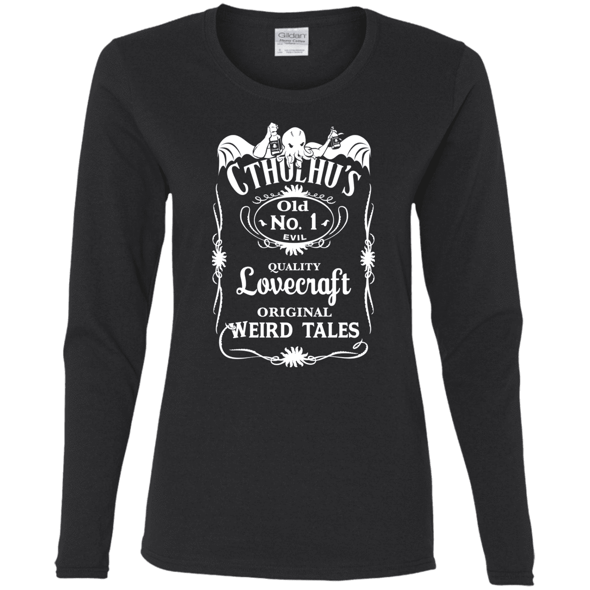 T-Shirts Black / S Cthulhu's Women's Long Sleeve T-Shirt