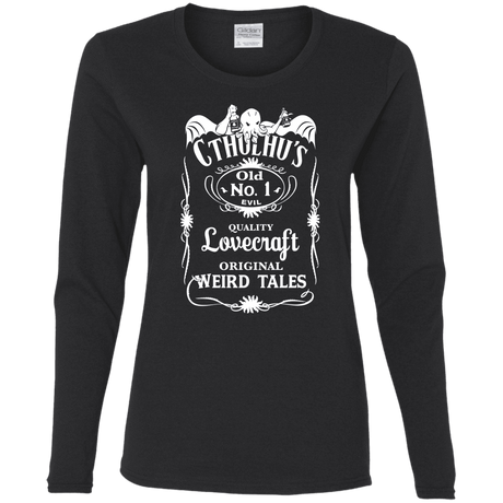 T-Shirts Black / S Cthulhu's Women's Long Sleeve T-Shirt